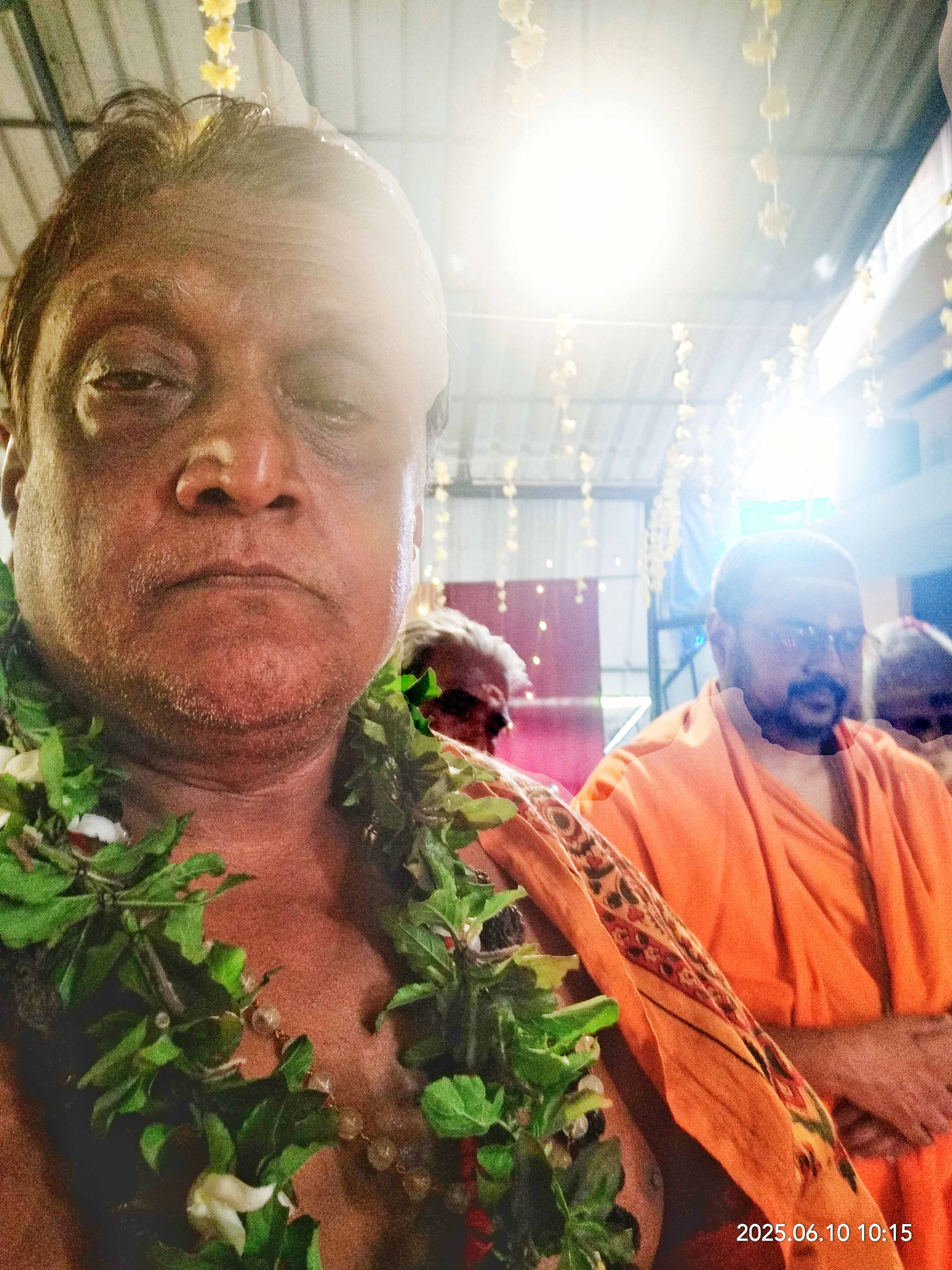 Mathew Gurukal with Bodhananda theertha swamy